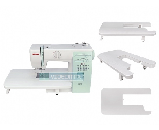 jano-me.ru Расширительный столик для JANOME 7515/7519/7522, 415/419s/423s, 5515/5519/5522-0